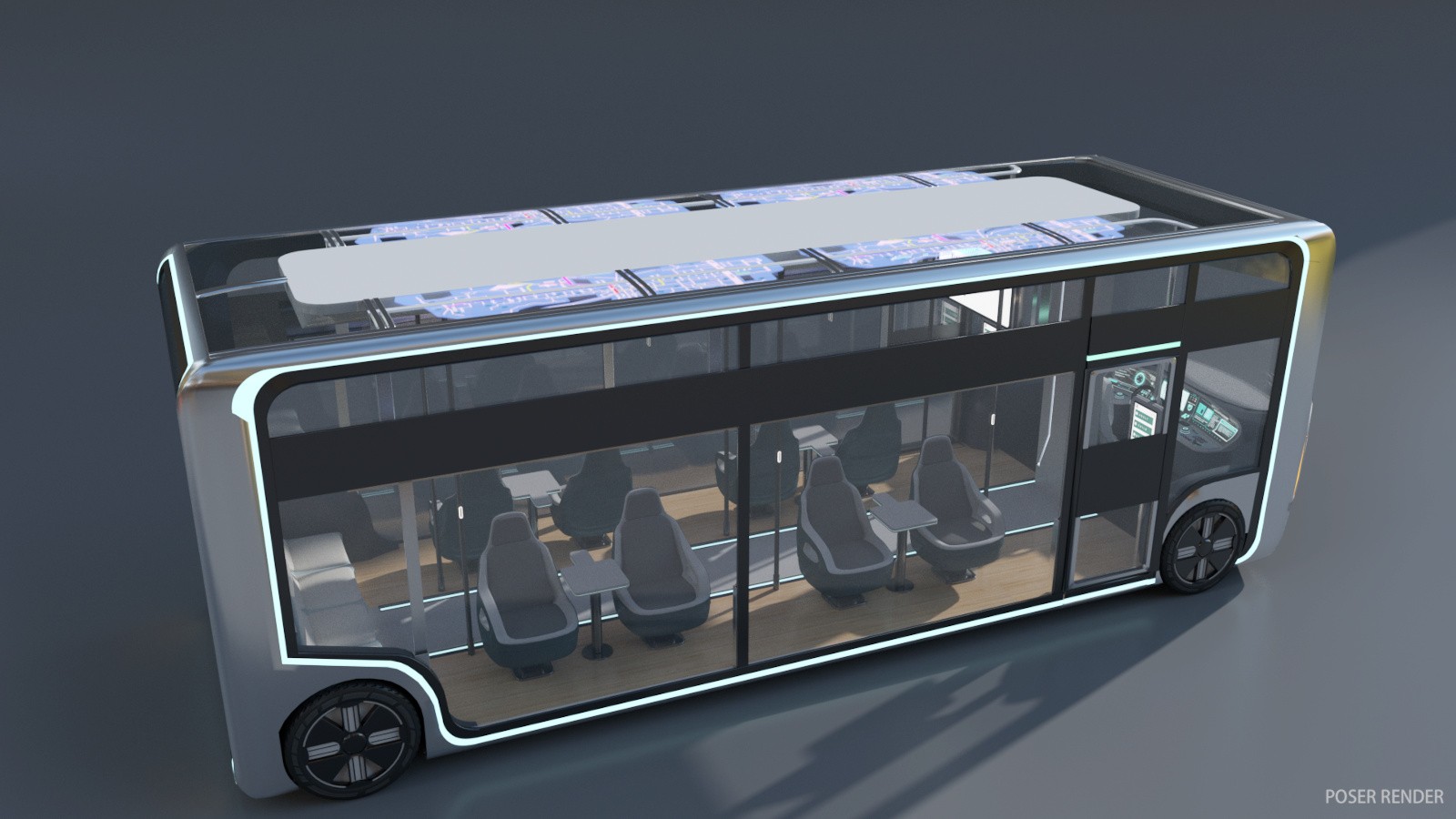 Sci-fi Bus by N/A
