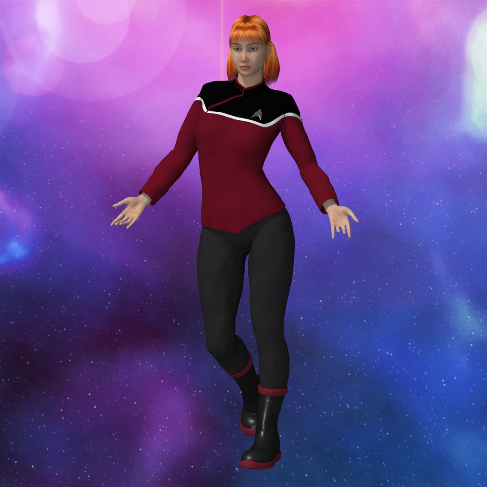 SFU LD 2380 Outfit for La Femme 2 for Poser by N/A