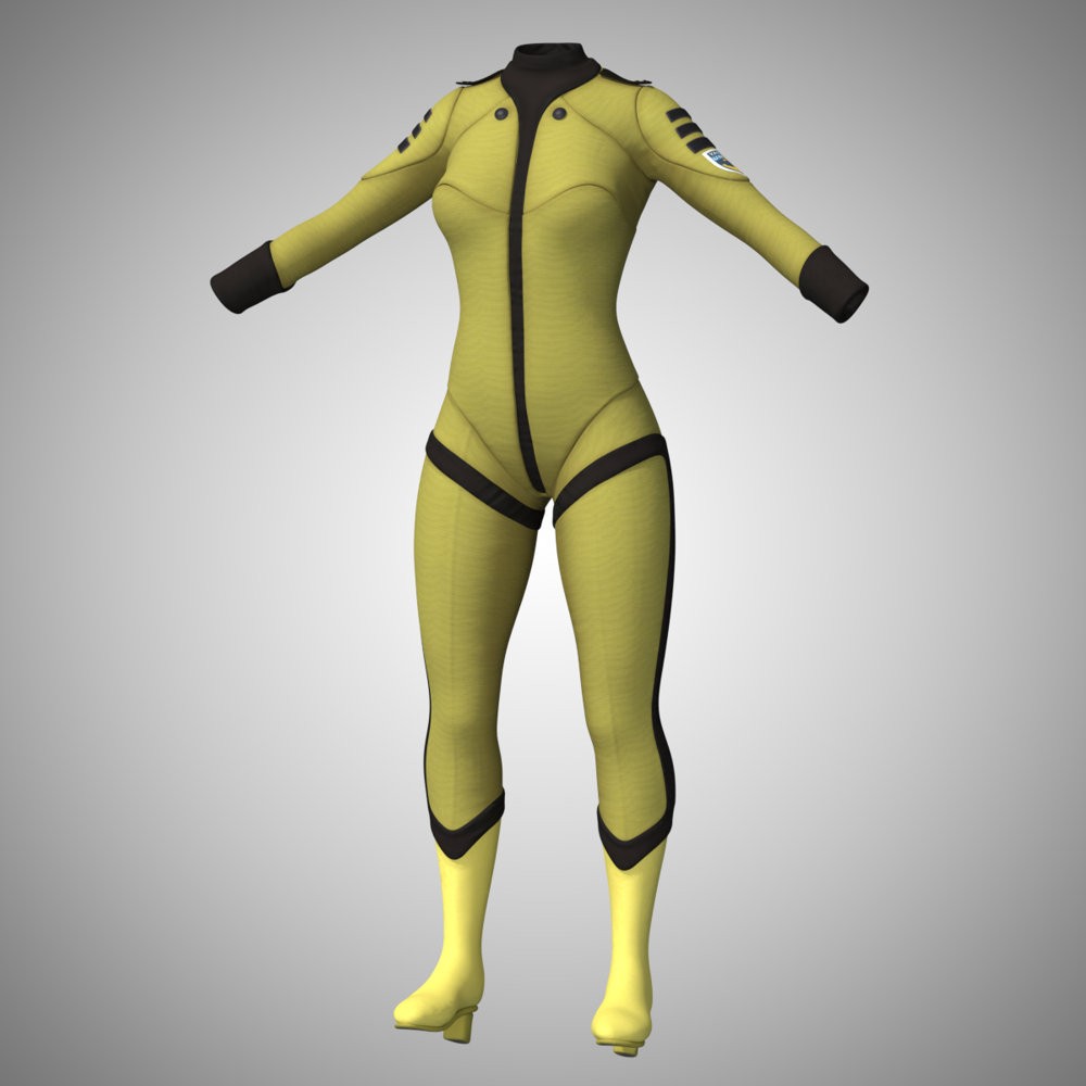 UNCN Female Officer for La Femme 2 for Poser by N/A