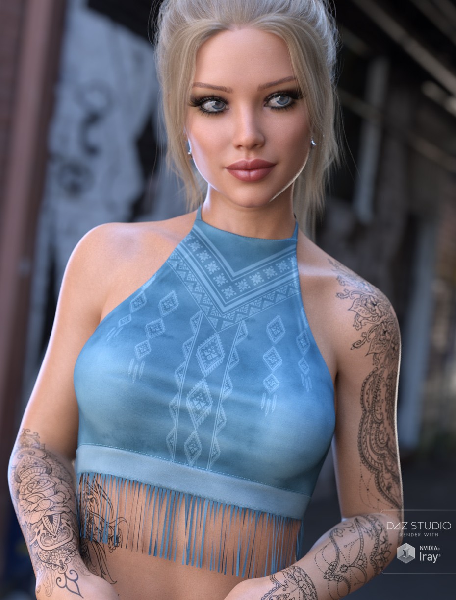 dForce Fringe Halter G8FG8.1F G9 by N/A
