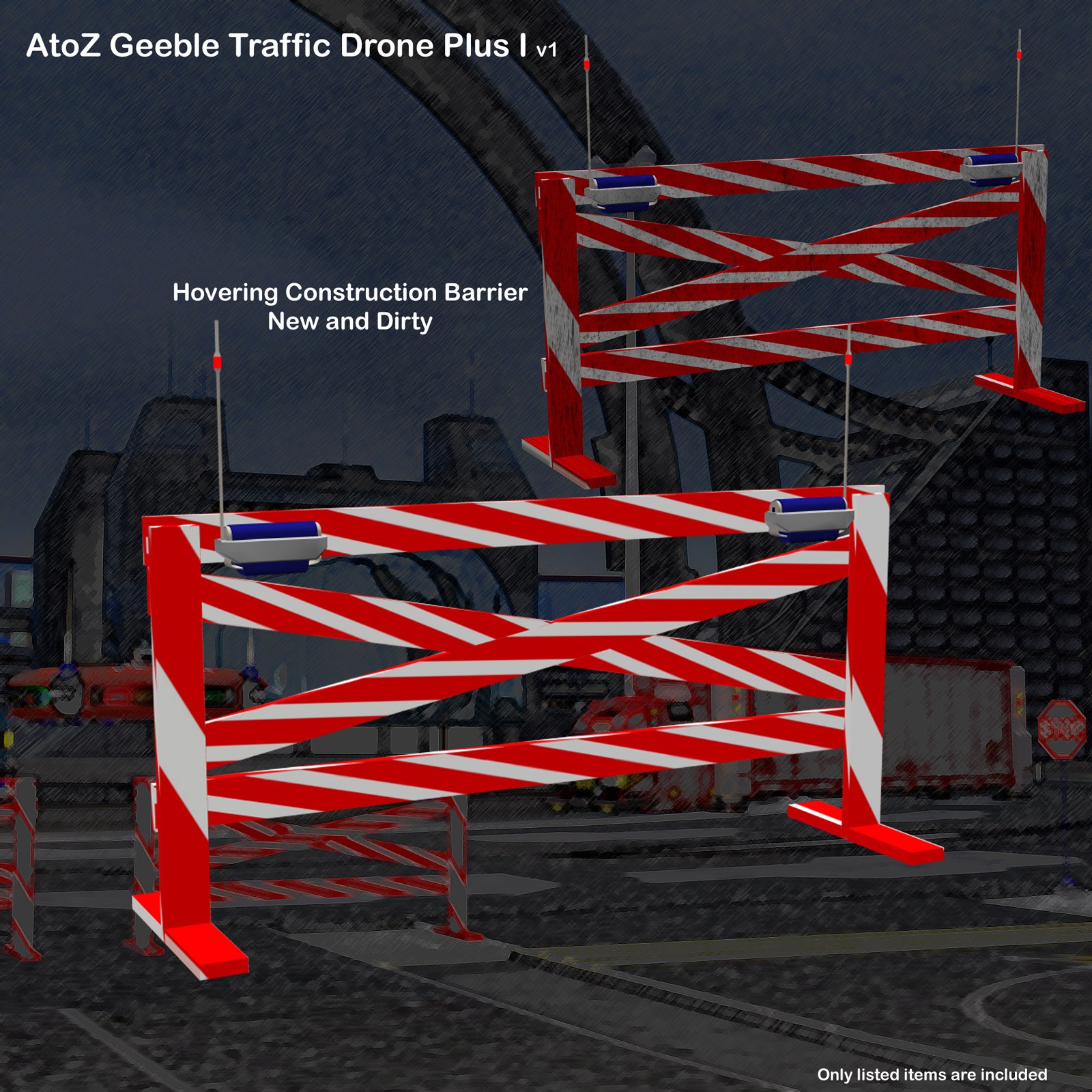 AtoZ Geeble Traffic Drone Plus I v1 by N/A
