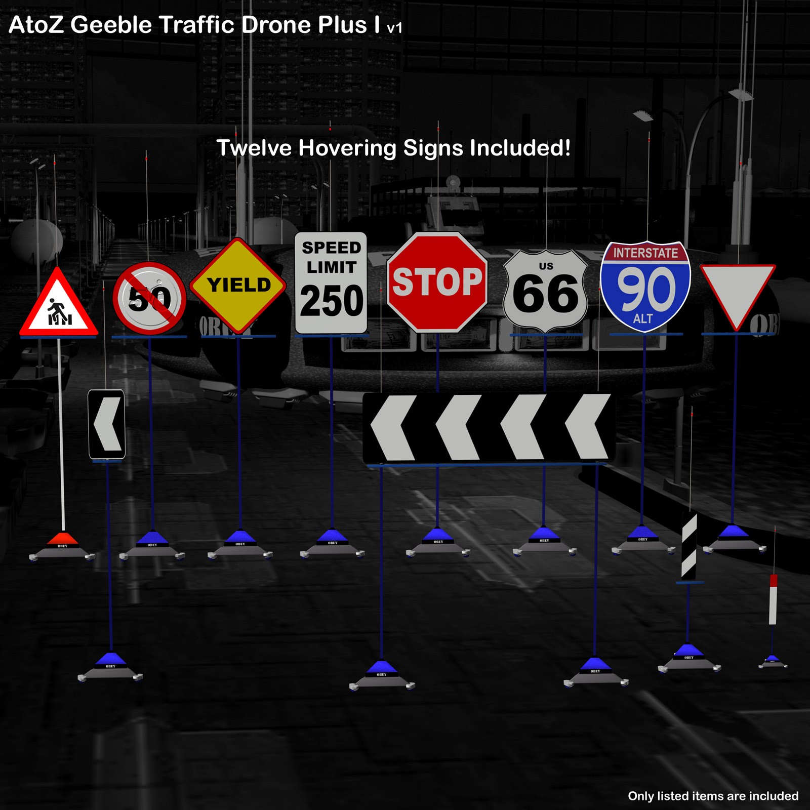 AtoZ Geeble Traffic Drone Plus I v1 by N/A