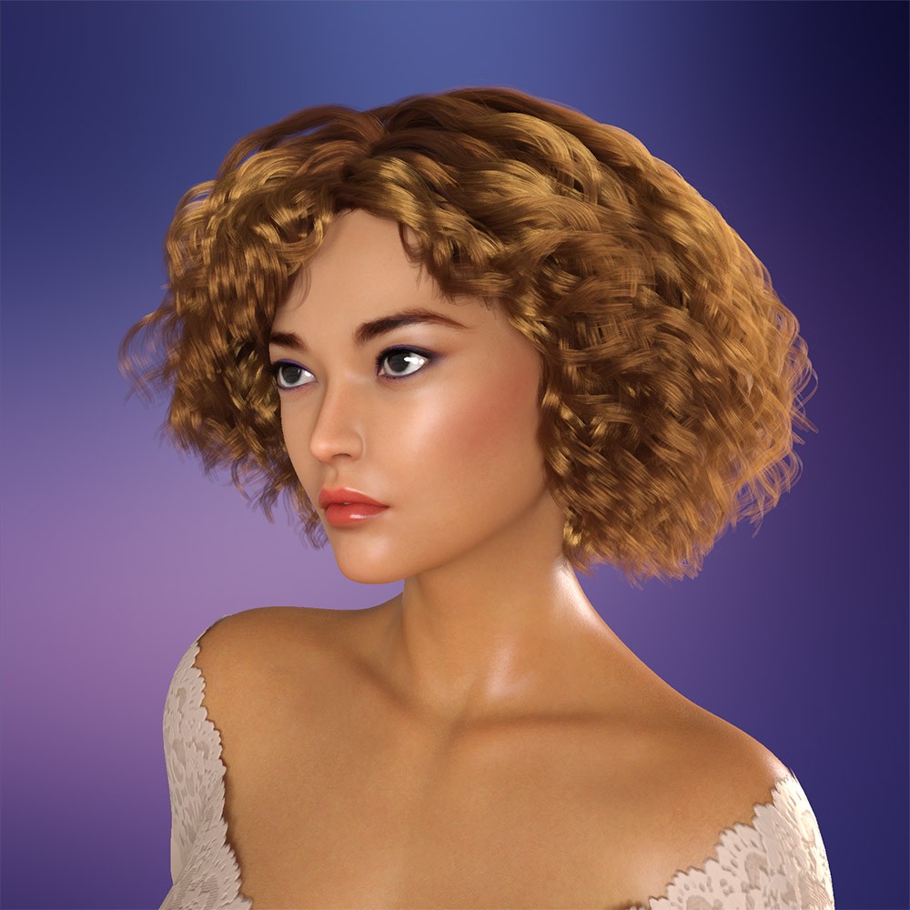 Prae-Tobin Hair For G8/G9 Daz by N/A