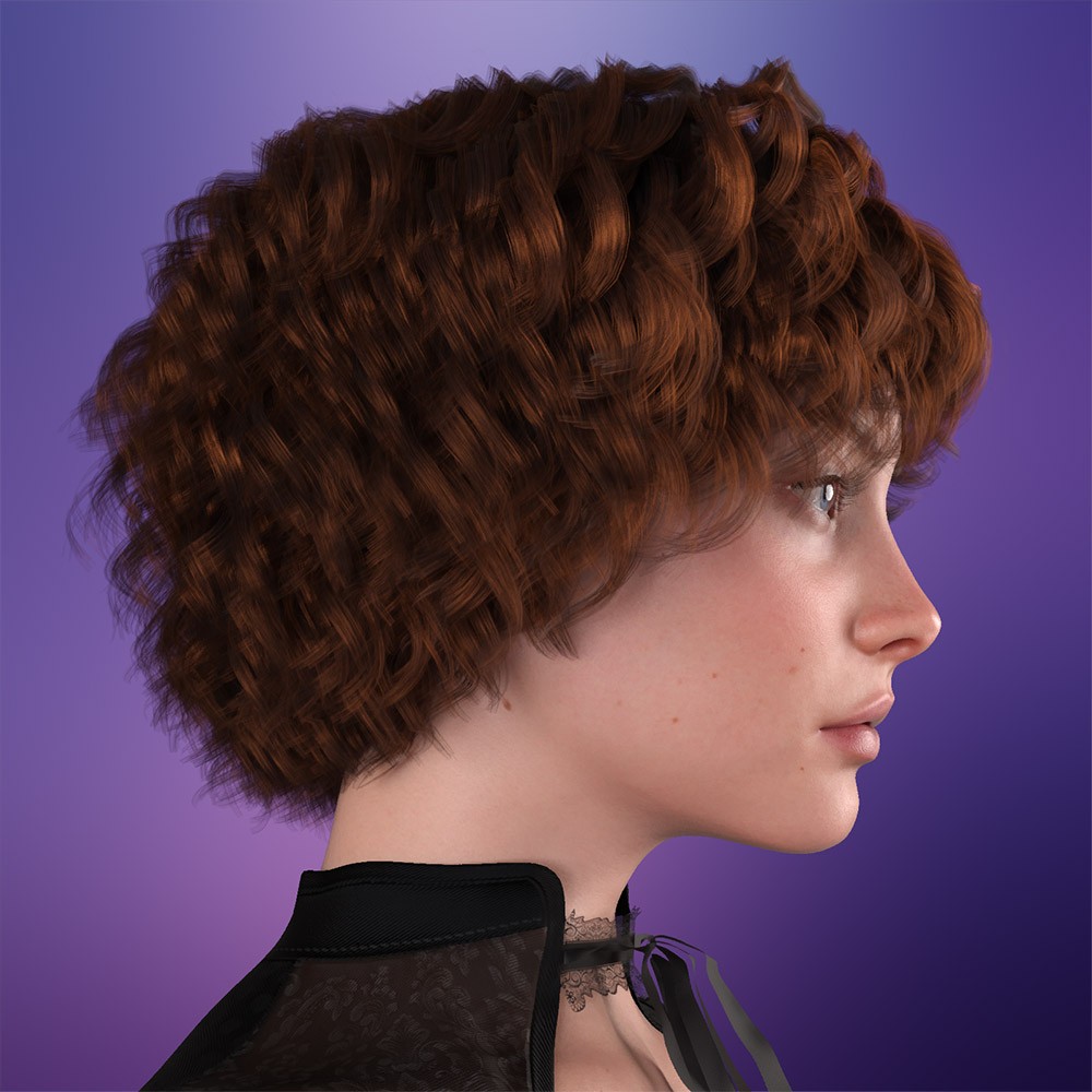 Prae-Tobin Hair For G8/G9 Daz by N/A