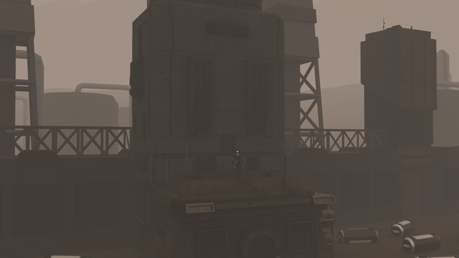 Scifi Mining Station by N/A
