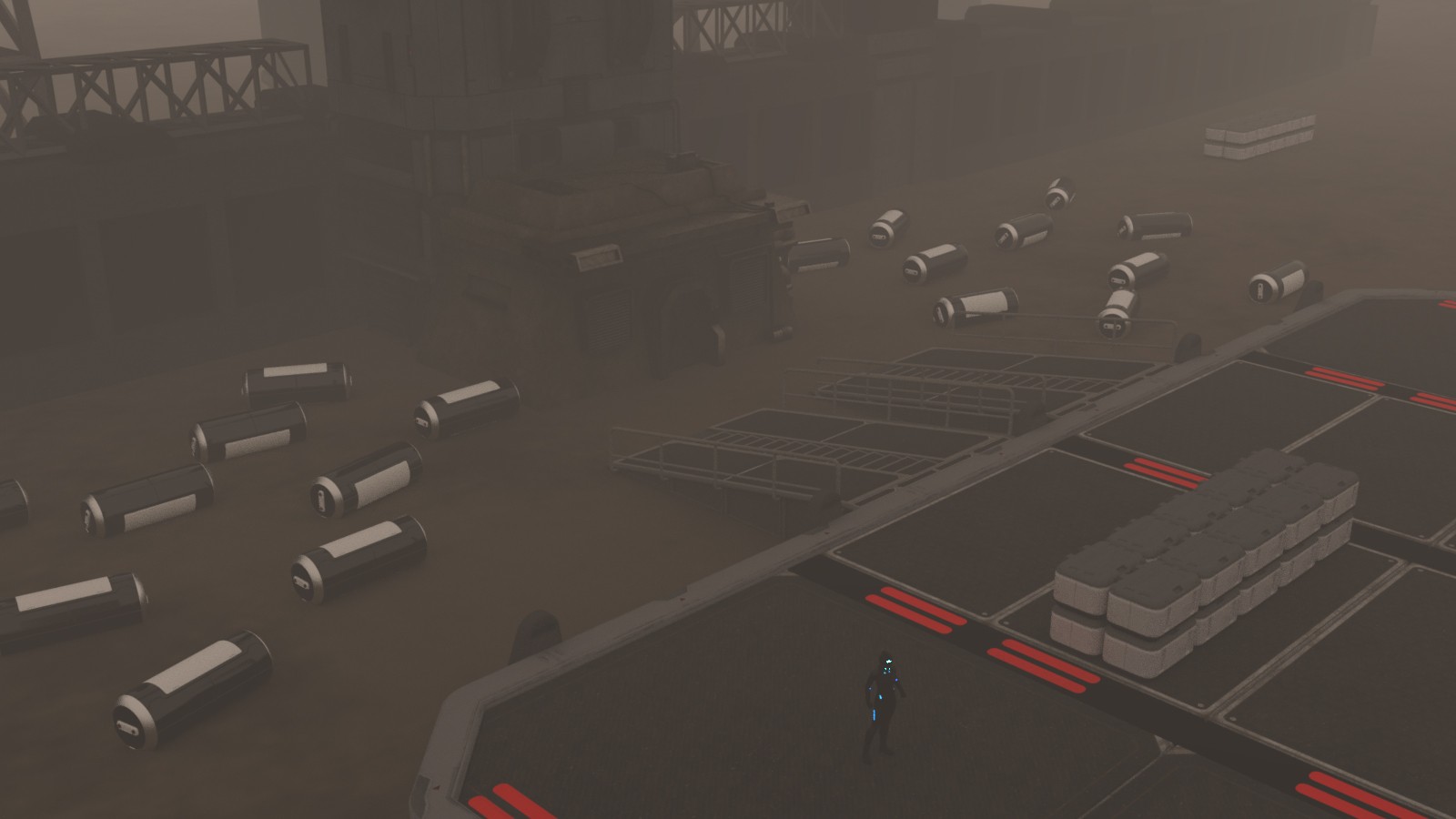 Scifi Mining Station by N/A