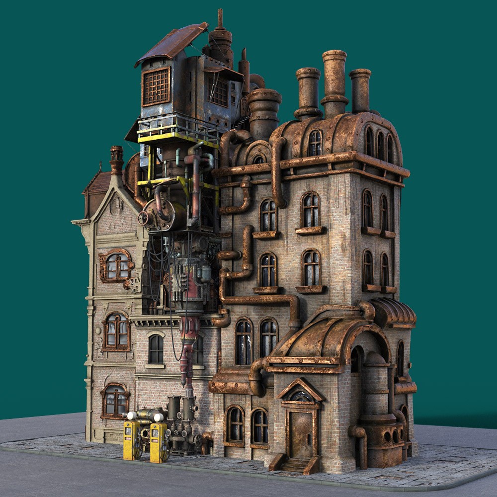 DieselPunk World - Set 5 for Daz Studio by N/A