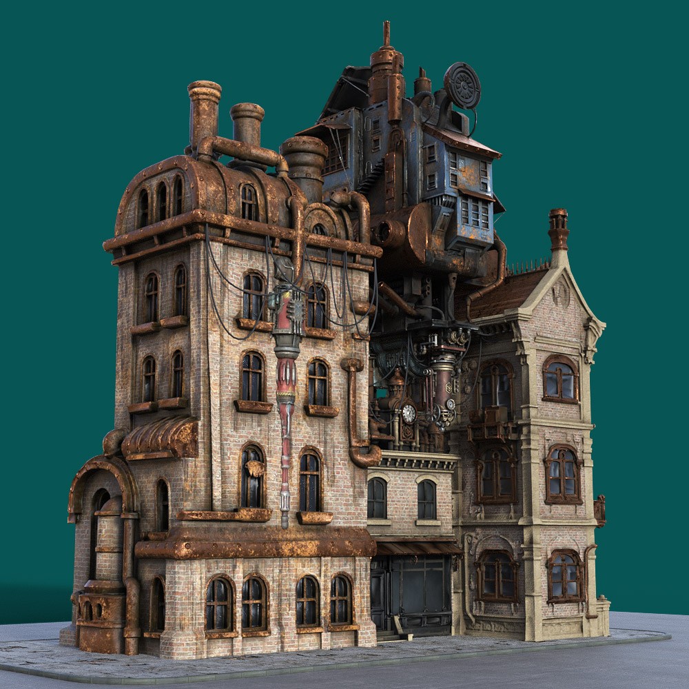 DieselPunk World - Set 5 for Daz Studio by N/A