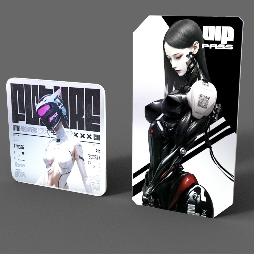 Animated Cyberpunk Cards for Daz Studio by N/A