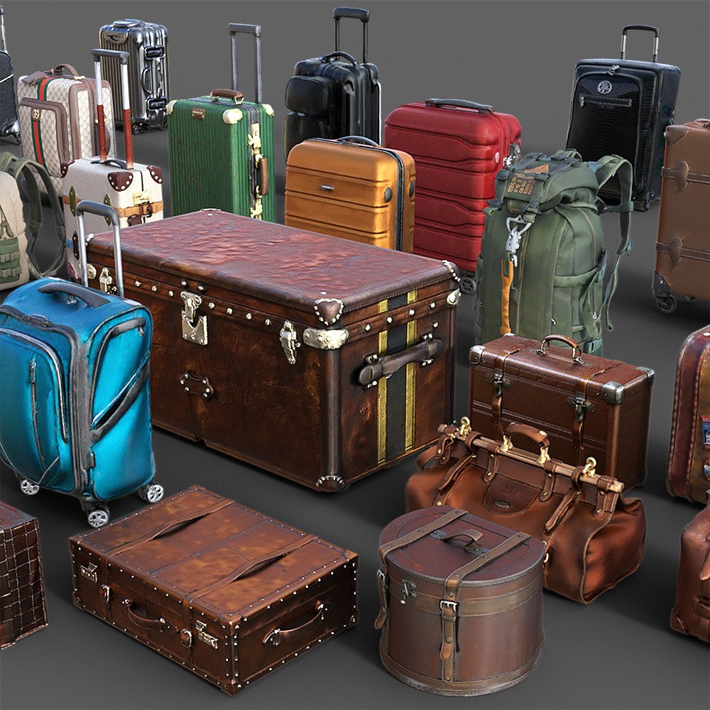 Luggage Collection for Daz Studio by N/A