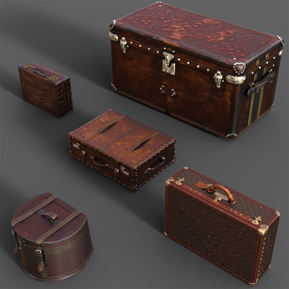 Luggage Collection for Daz Studio by N/A