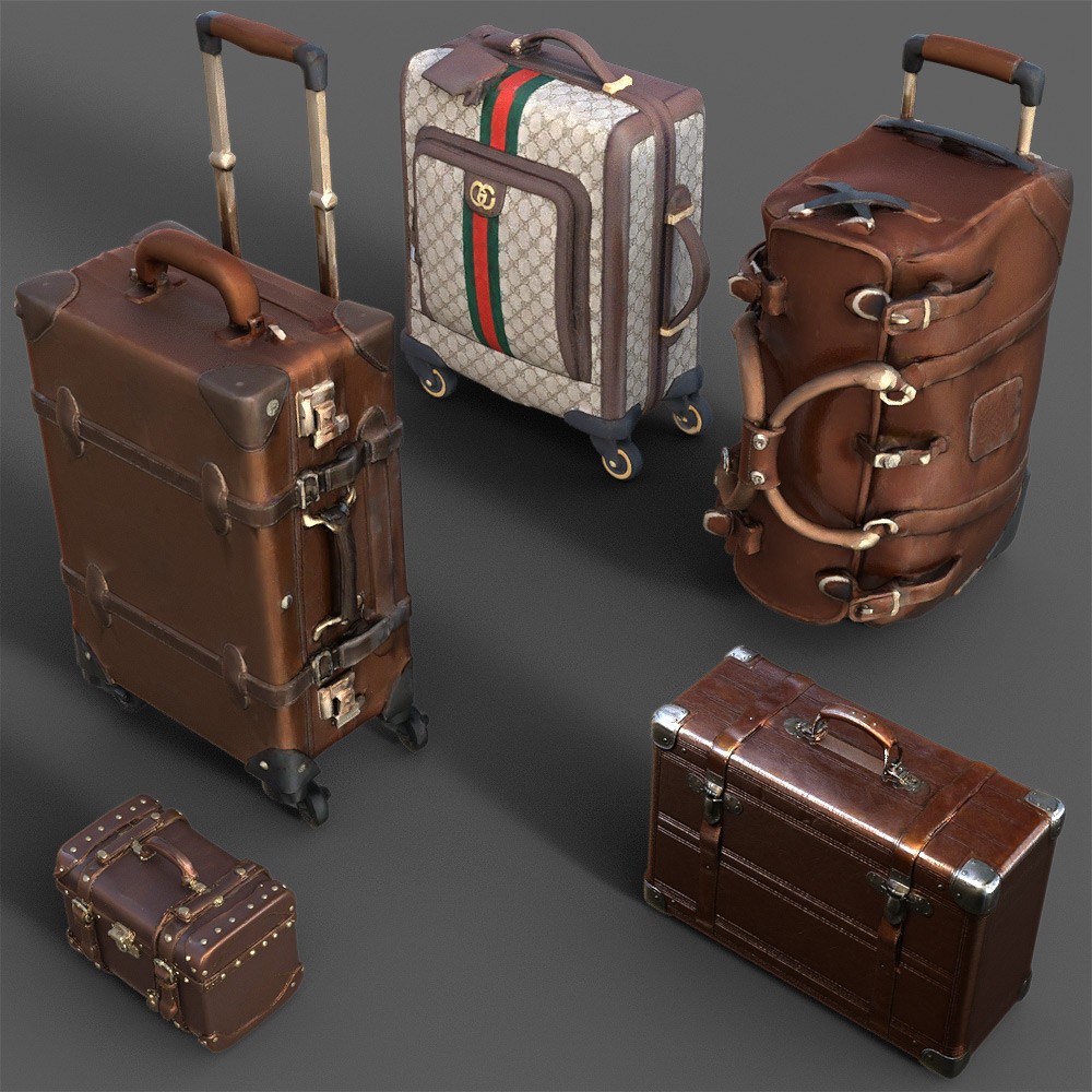 Luggage Collection for Daz Studio by N/A
