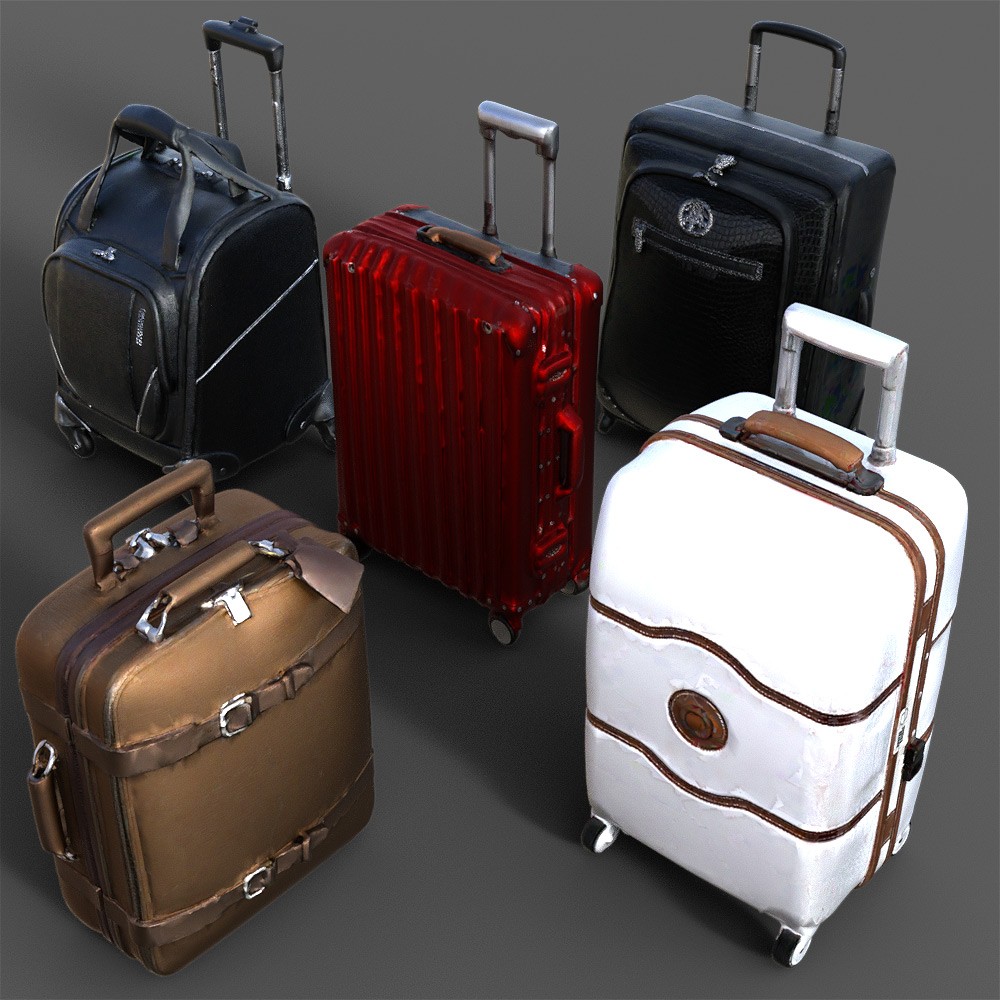 Luggage Collection for Daz Studio by N/A