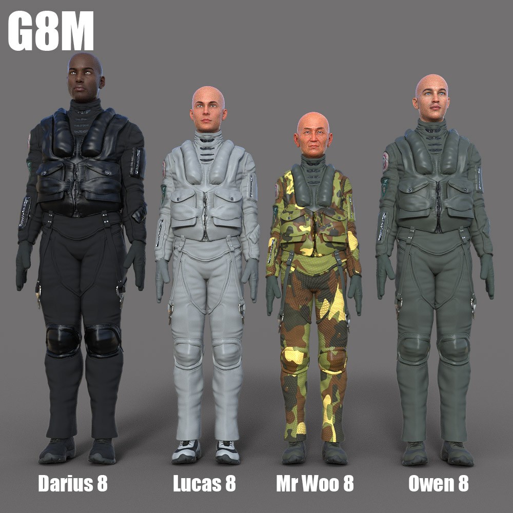 Fighter Pilot Suit for G8F G8M by N/A