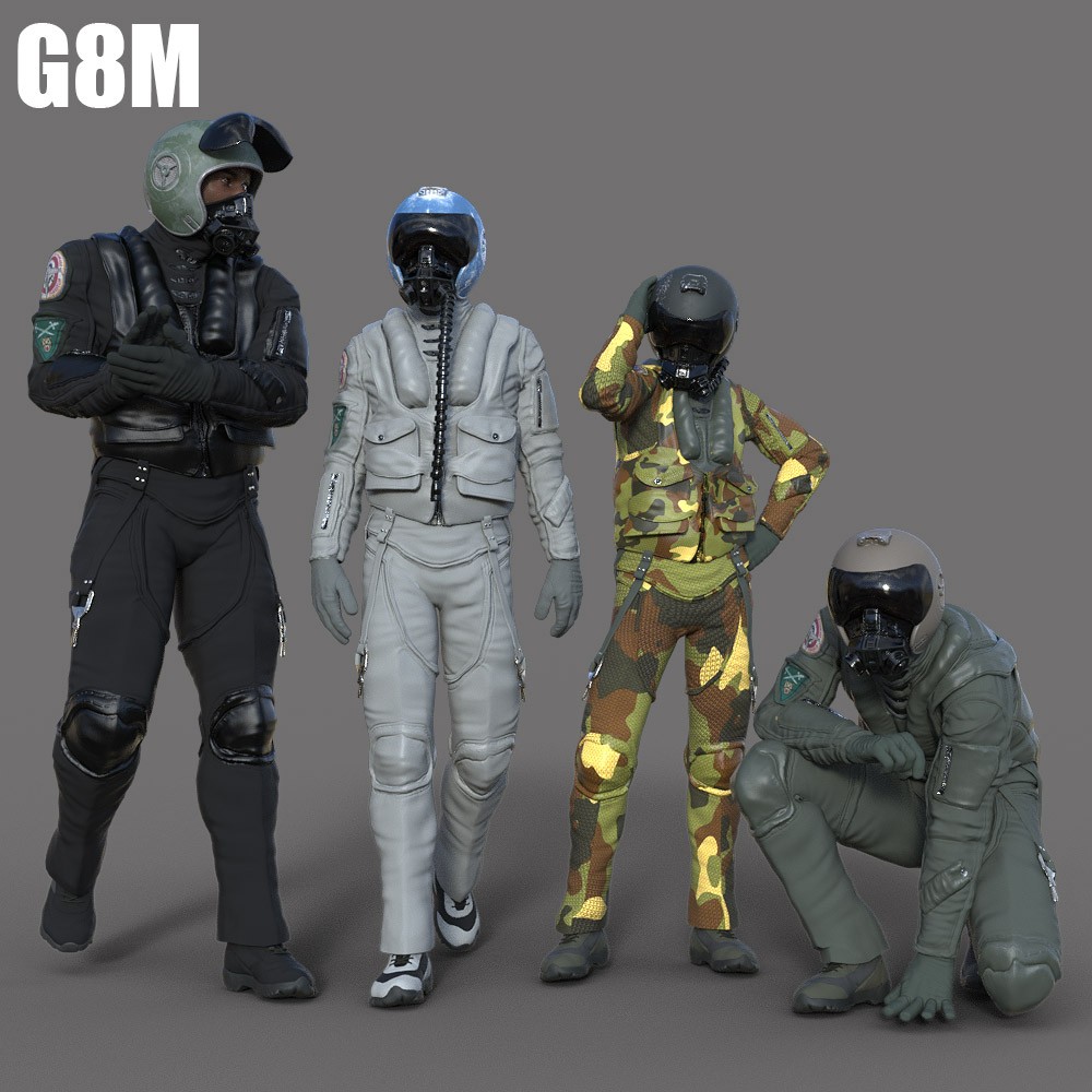 Fighter Pilot Suit for G8F G8M by N/A