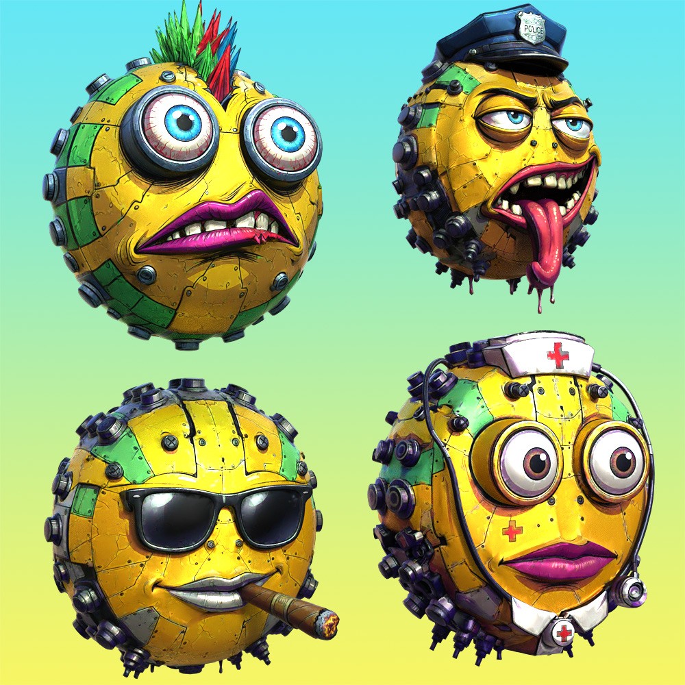 Creepy Smileys for Daz Studio by N/A