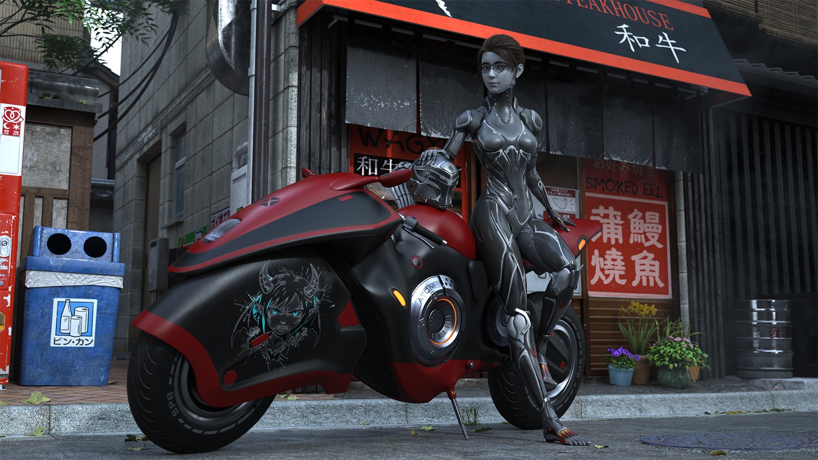 (TA) Rualu body kit (Helmet) for Genesis 8 and 8.1 Female by N/A