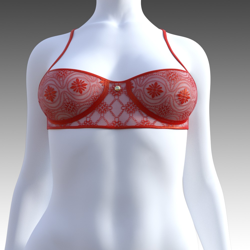 Secret Style 106 - Demi-Cup Bra for G8F, G8.1F by N/A
