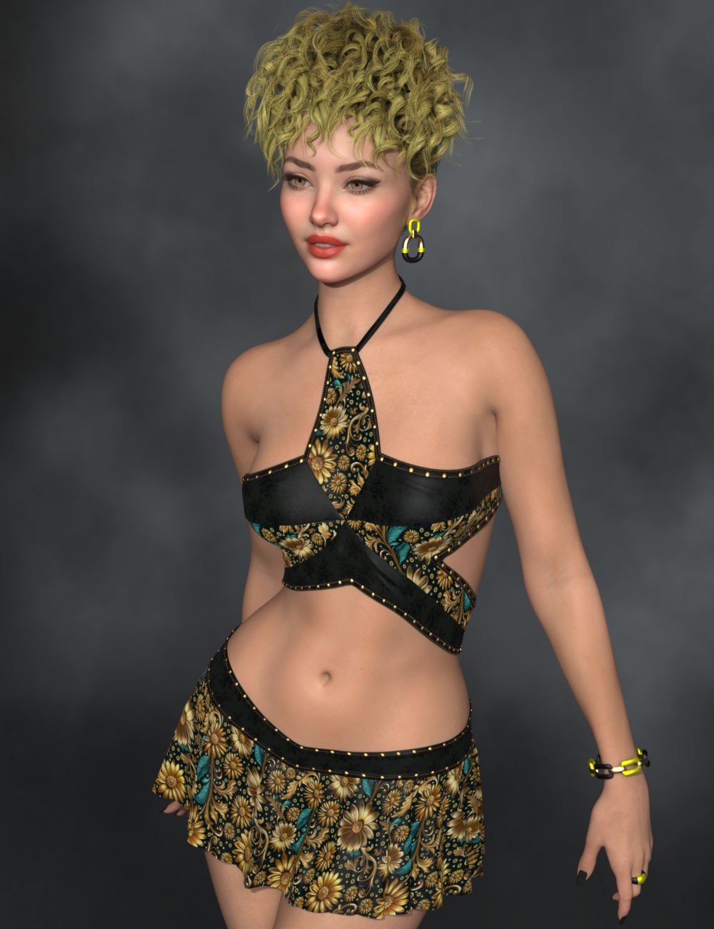 Sunkissed for Starlet Halter and Skirt by N/A