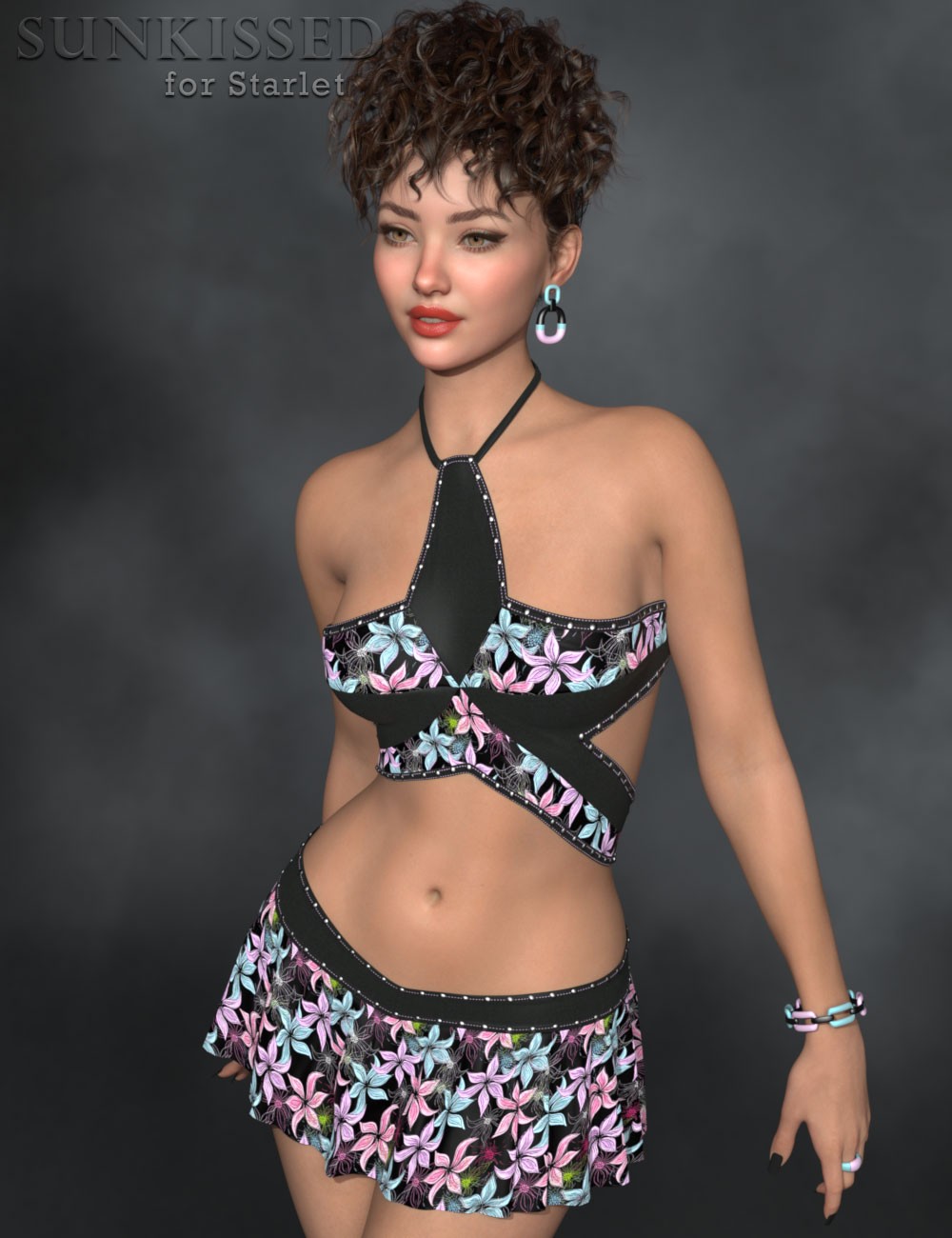 Sunkissed for Starlet Halter and Skirt by N/A