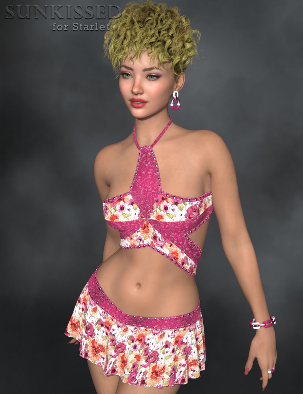 Sunkissed for Starlet Halter and Skirt by N/A