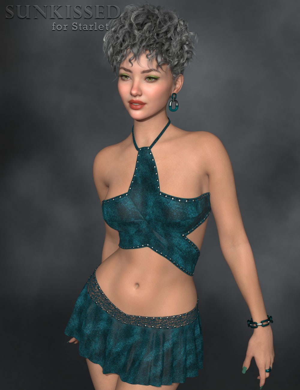 Sunkissed for Starlet Halter and Skirt by N/A