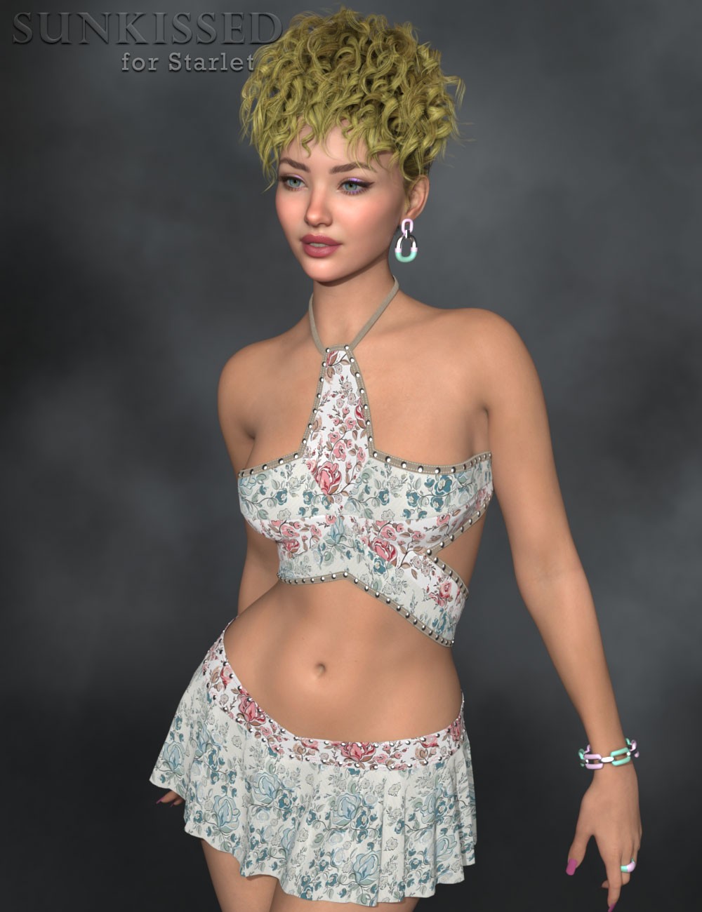 Sunkissed for Starlet Halter and Skirt by N/A