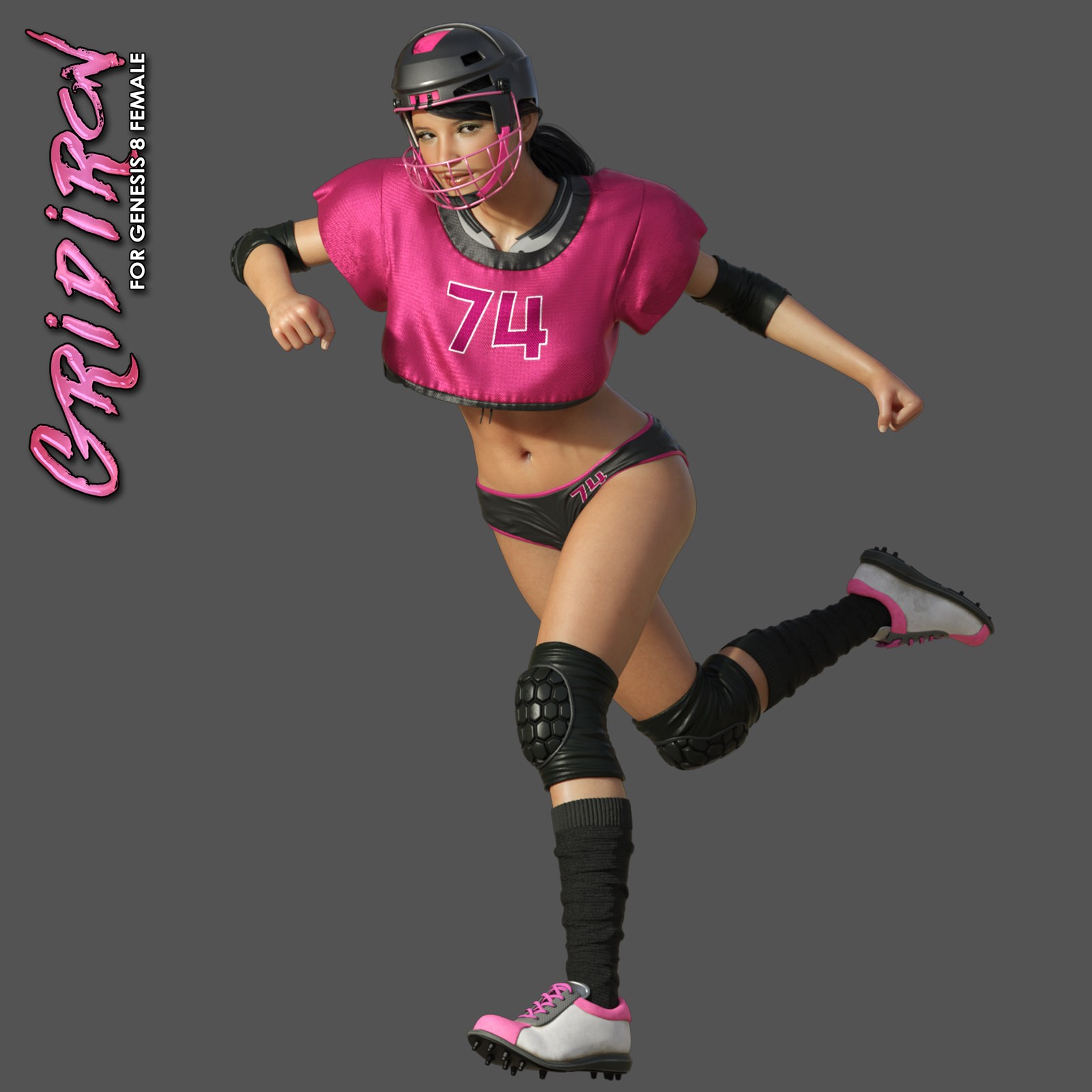 Exnem dForce Gridiron for Genesis 8 Female by N/A