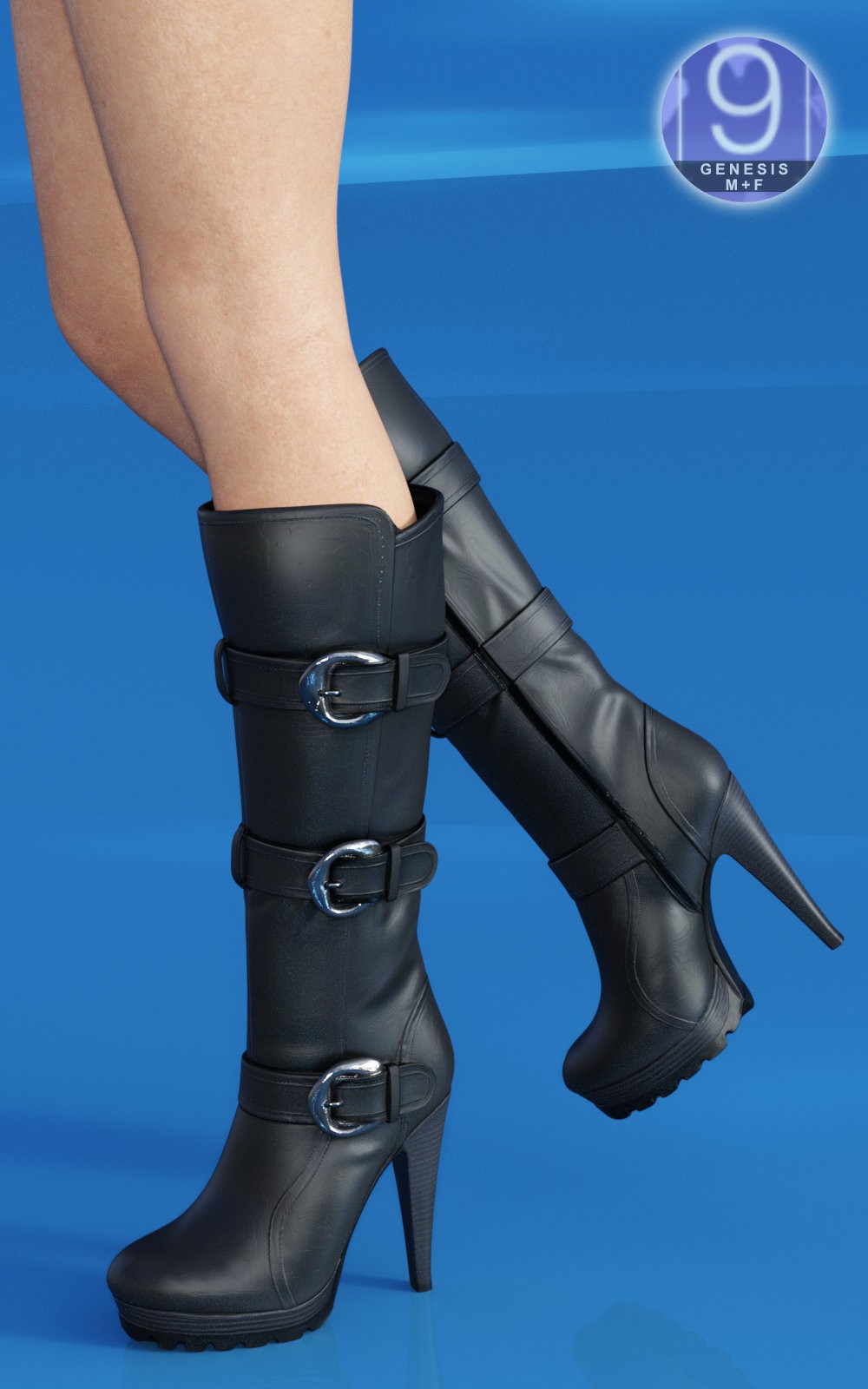 Strapped Boots for G9 by N/A