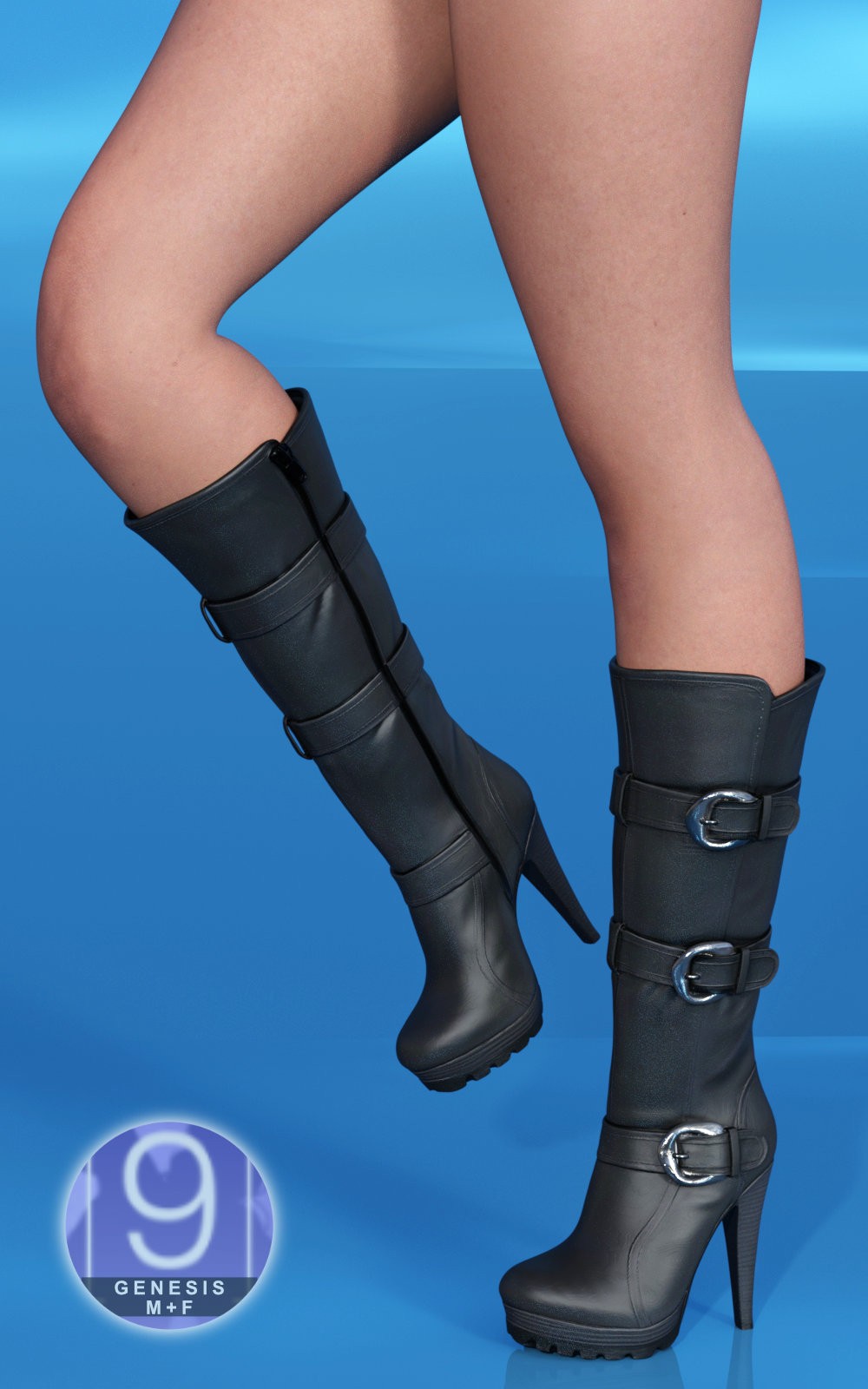 Strapped Boots for G9 by N/A