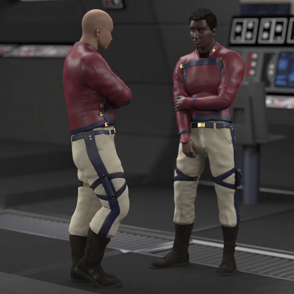 SC High Guard Uniform for L`Homme 2 for Poser by N/A