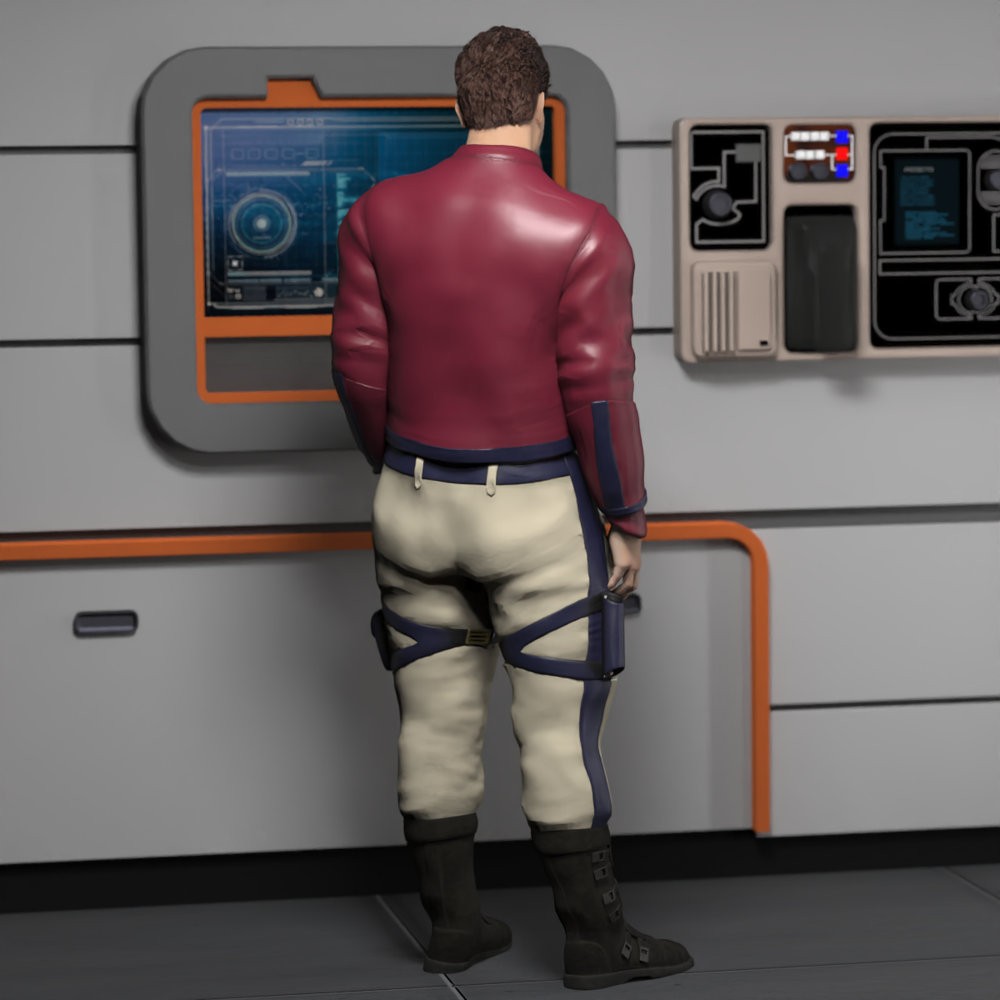 SC High Guard Uniform for L`Homme 2 for Poser by N/A