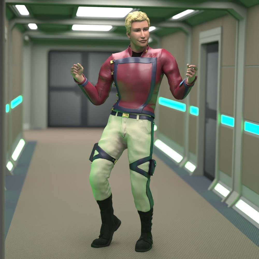 SC High Guard Uniform for L`Homme 2 for Poser by N/A
