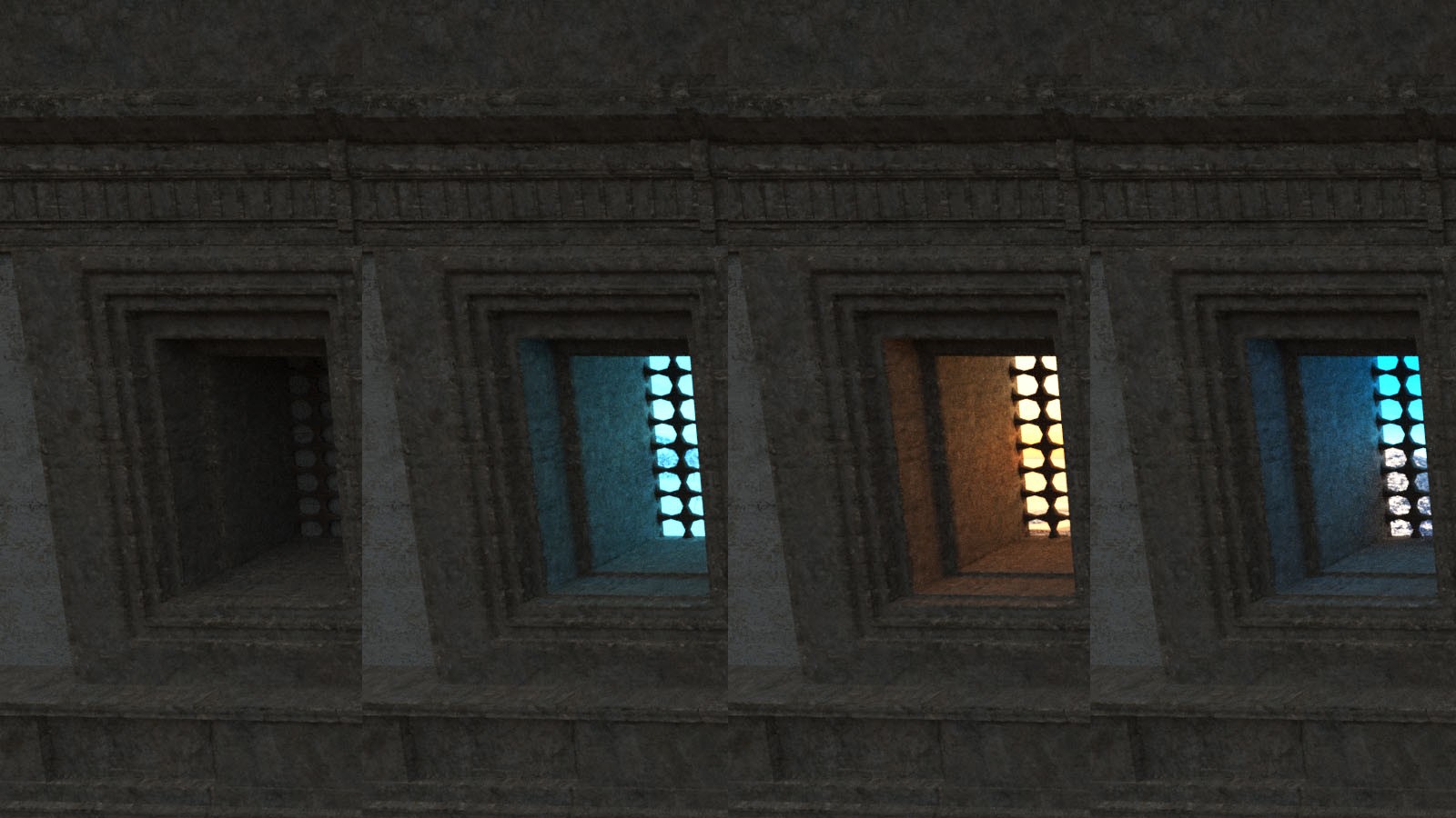 3D Scenery: Temple Arcade by N/A