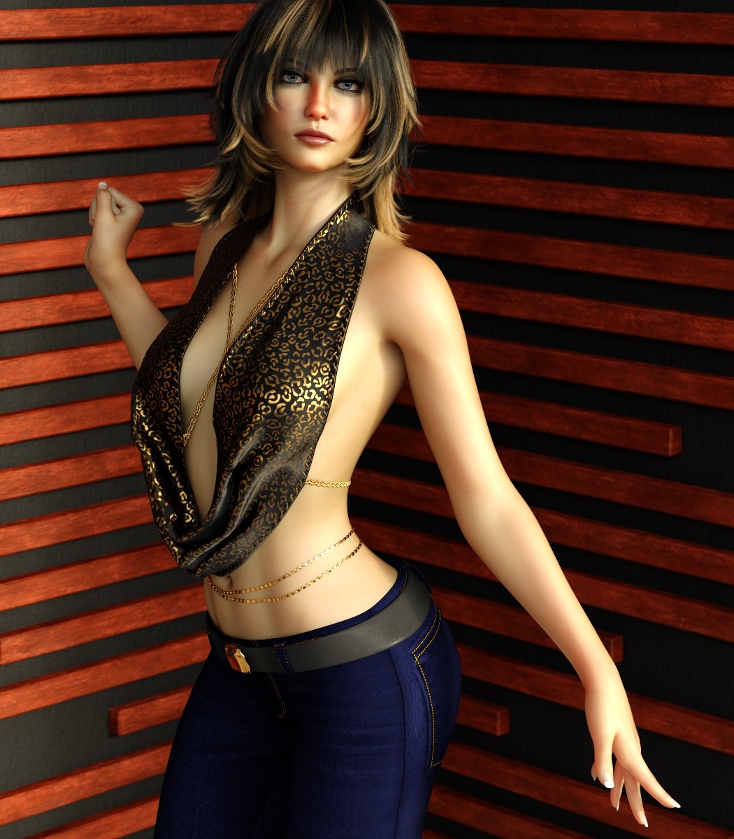 7th Ave: dForce Fashion Pop Top for Genesis 8,8.1 Female by N/A