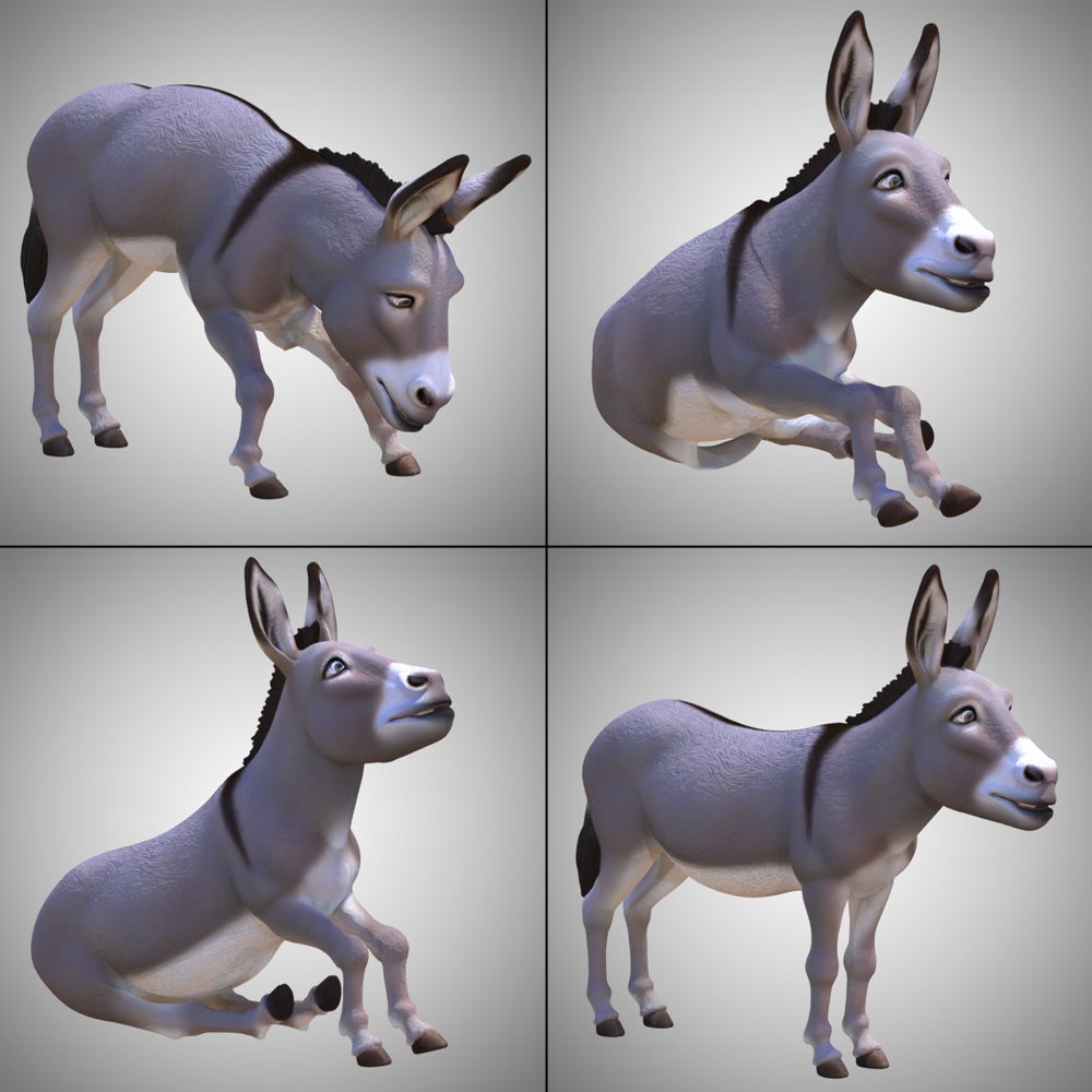 Buddy Burro for Poser by N/A