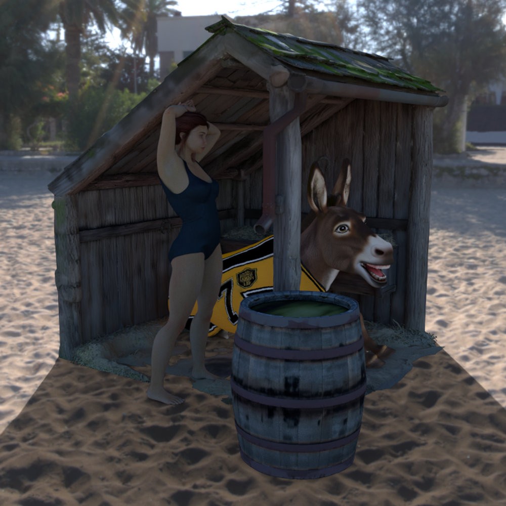Buddy Burro for Poser by N/A