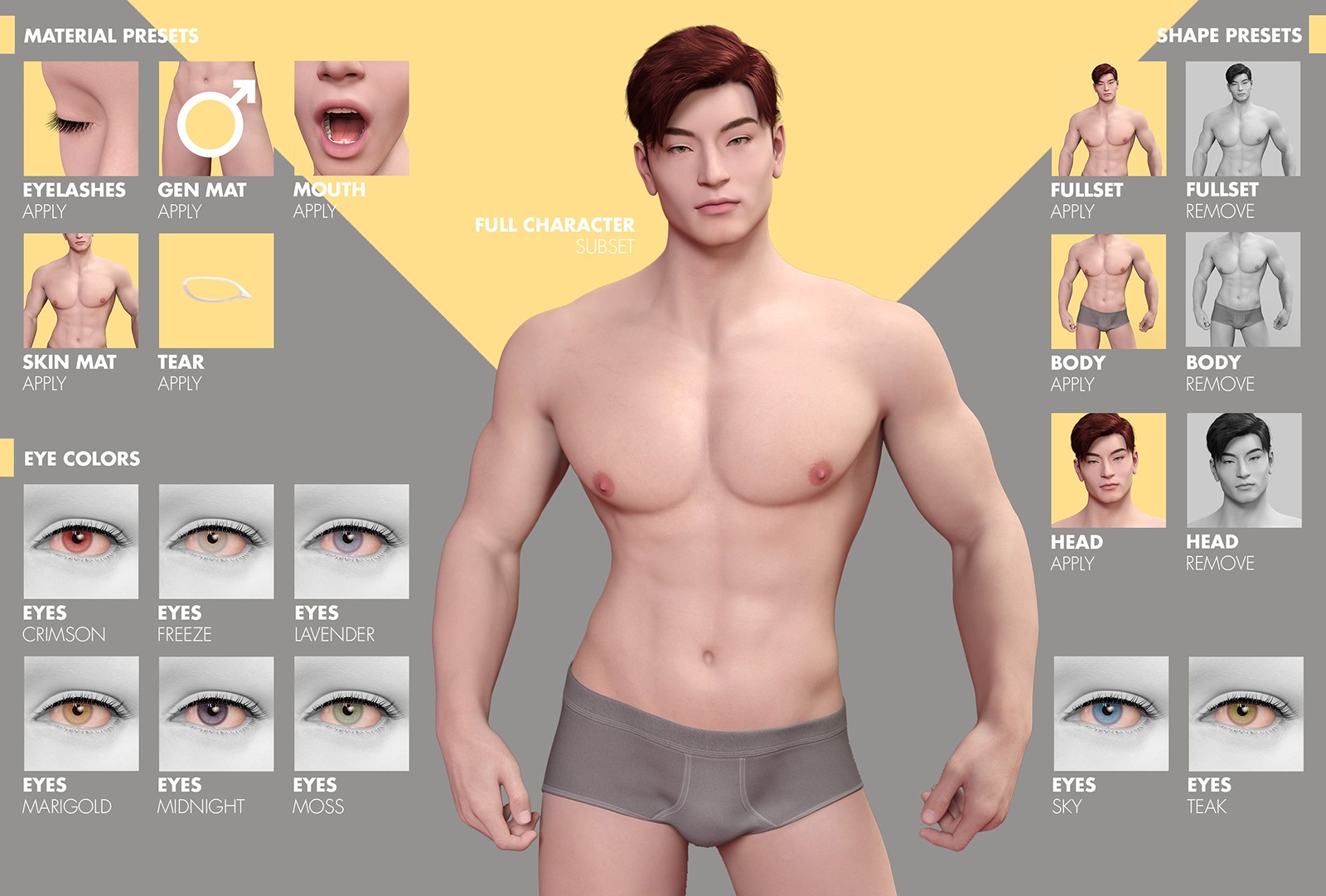 Henrik for Genesis 9 with Bulge Support Bonus by N/A