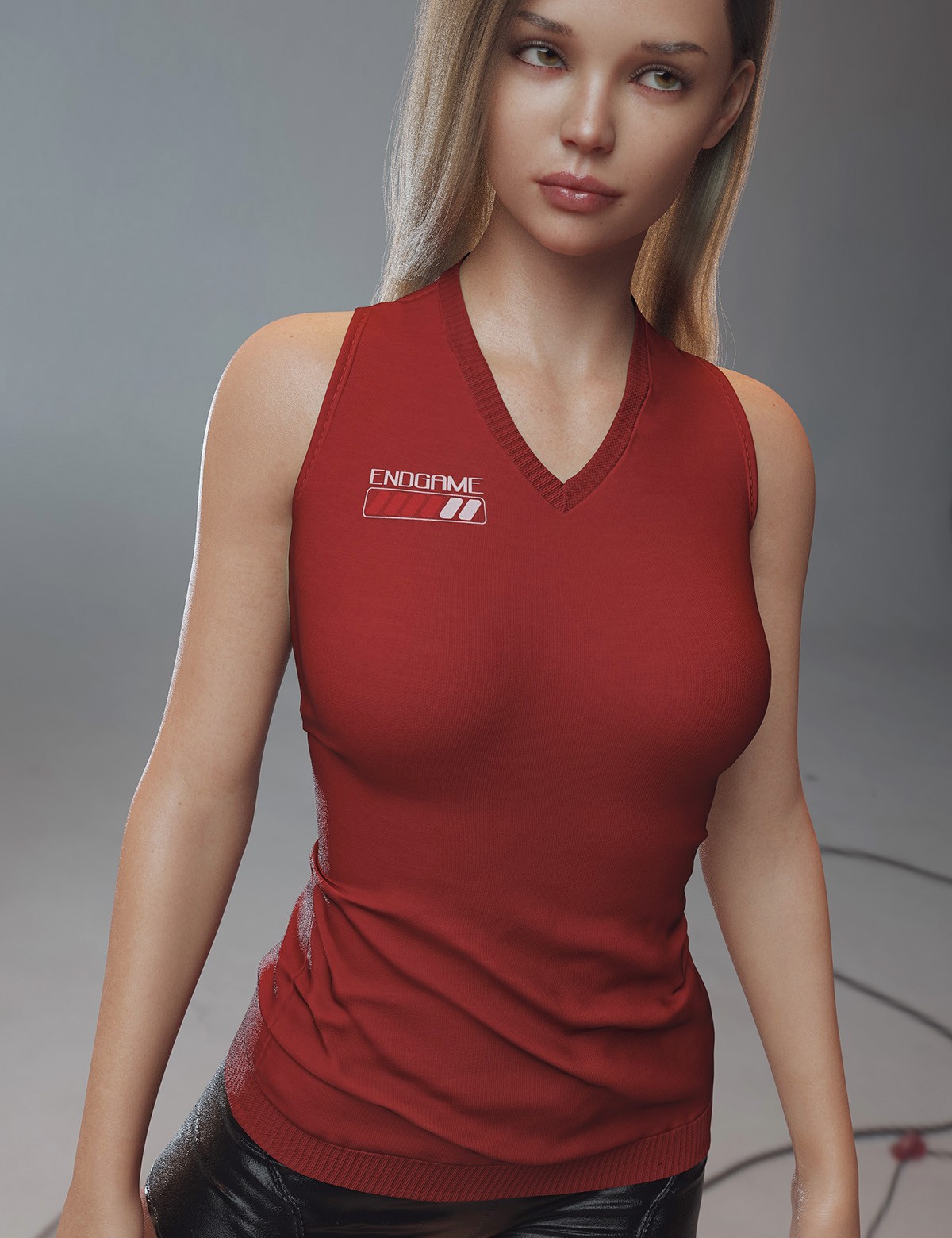 dForce Casual Long Tanktop Genesis8-8.1Female by N/A