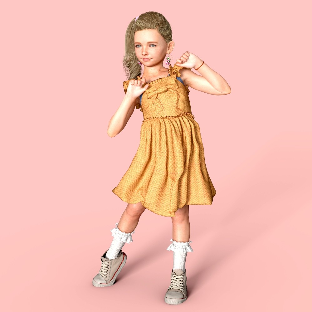Q321 Annette for Genesis 8 Female by N/A