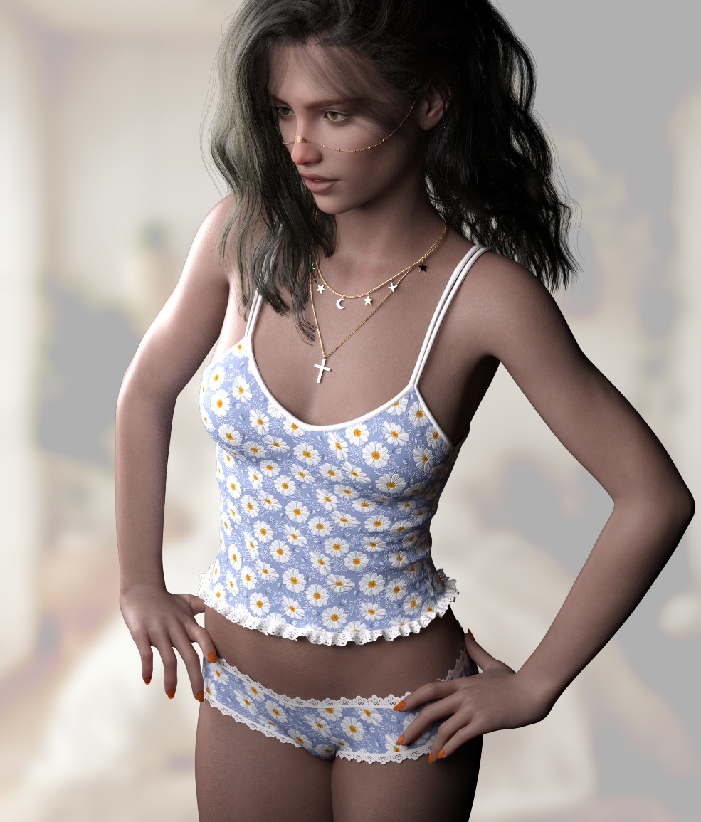 ST13 Lovely for Cuddle Bug PJ Genesis 8 Female by N/A