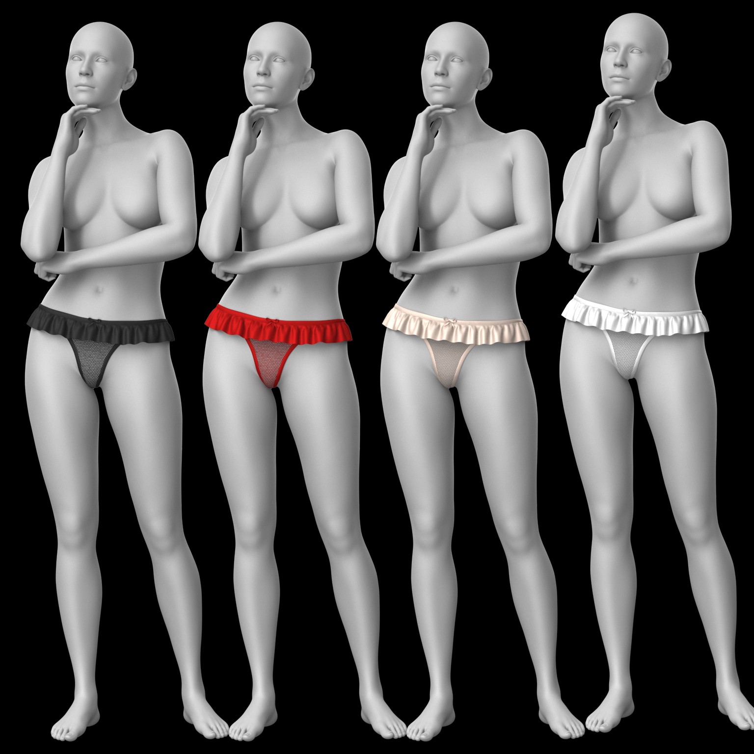 Panties Flouncy 2v G9 by N/A