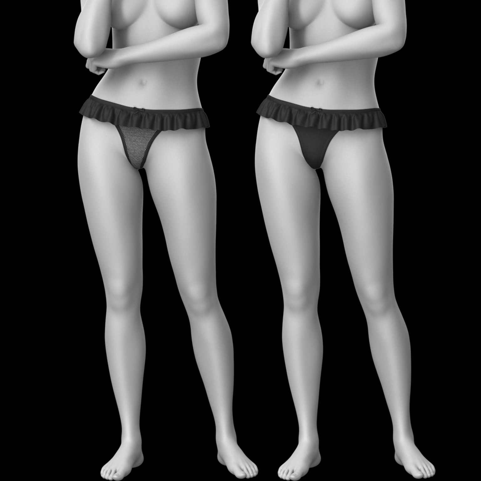 Panties Flouncy 2v G9 by N/A