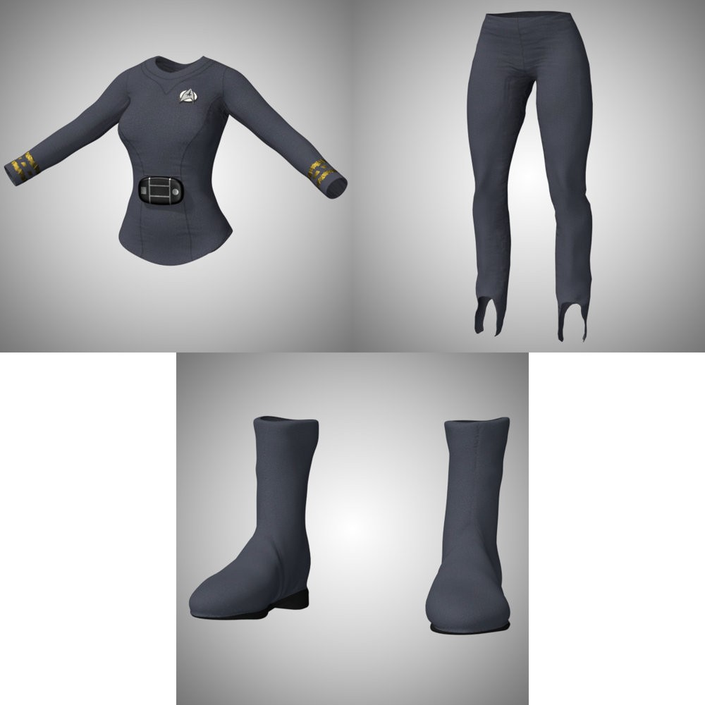 SFU TMP Outfit for La Femme 2 for Poser by N/A