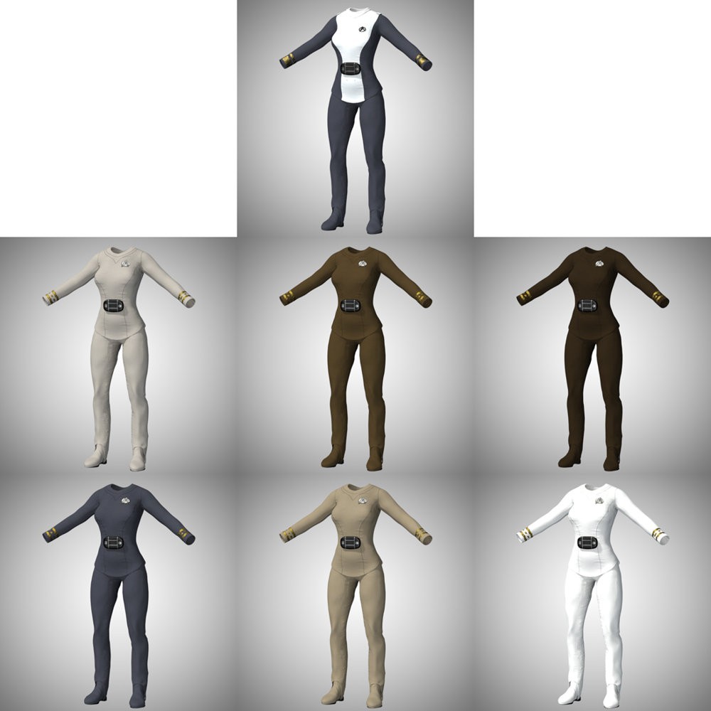 SFU TMP Outfit for La Femme 2 for Poser by N/A
