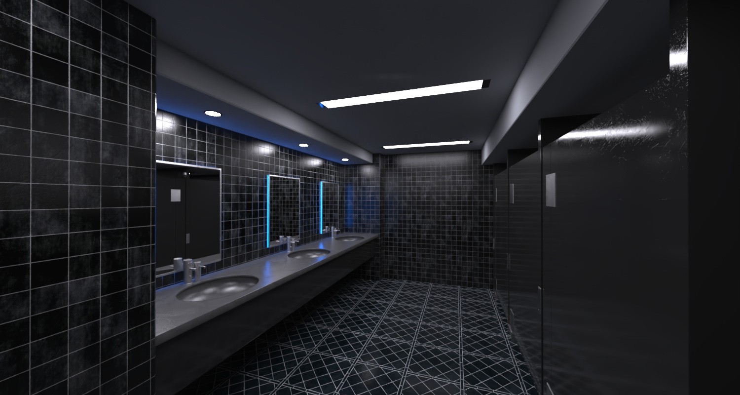 Corporate Restroom for DS Iray by N/A