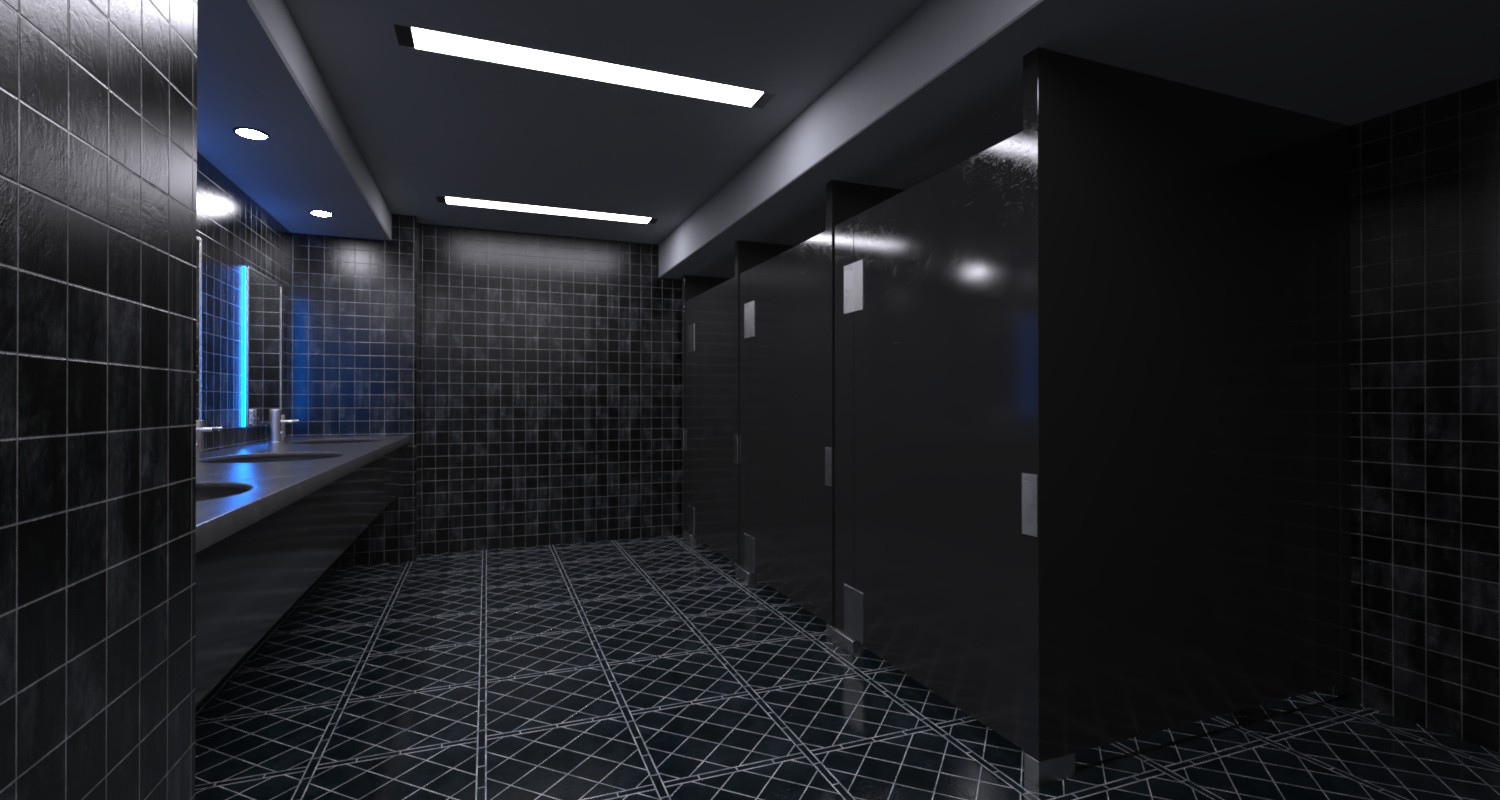 Corporate Restroom for DS Iray by N/A