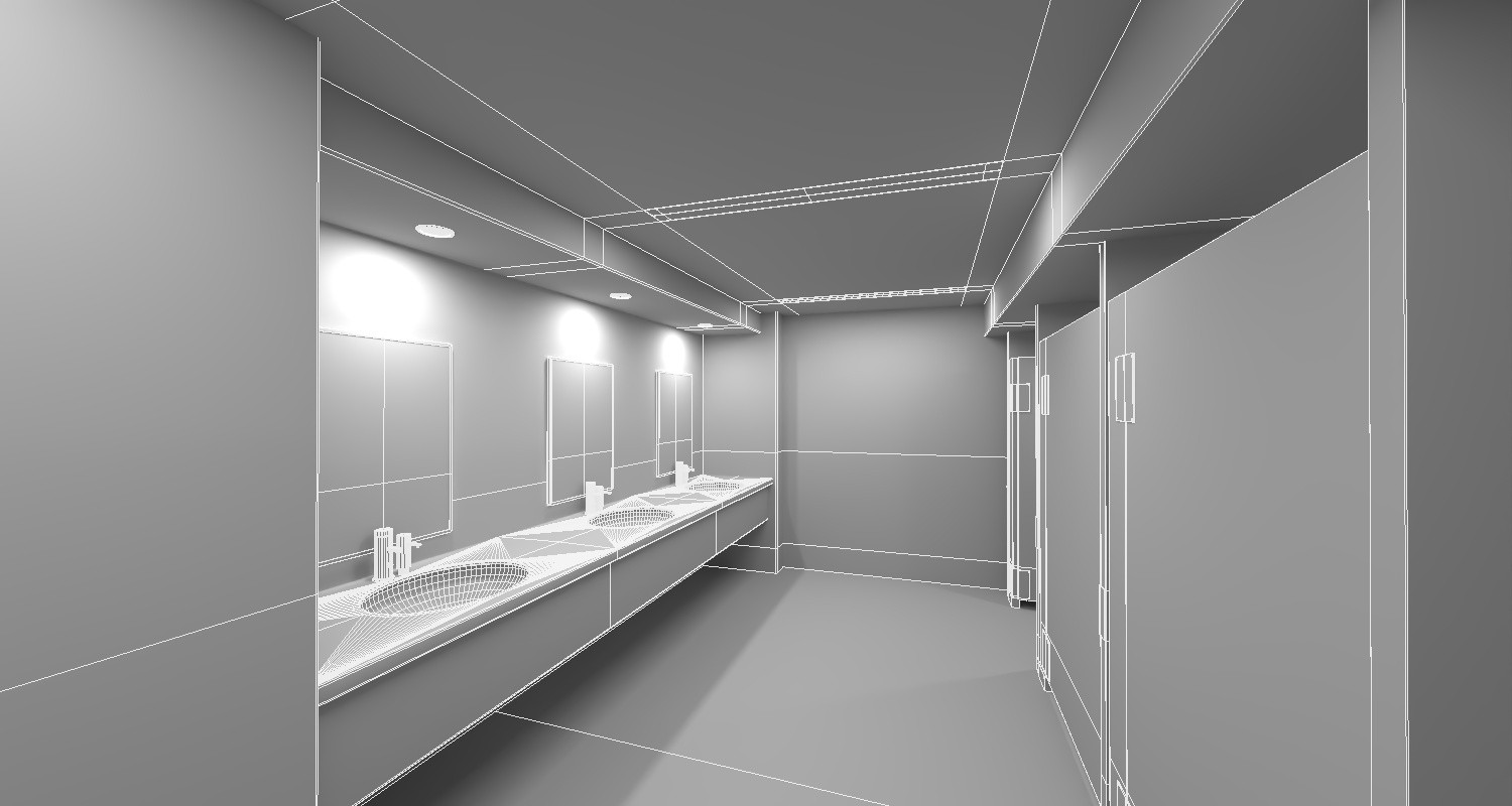 Corporate Restroom for DS Iray by N/A