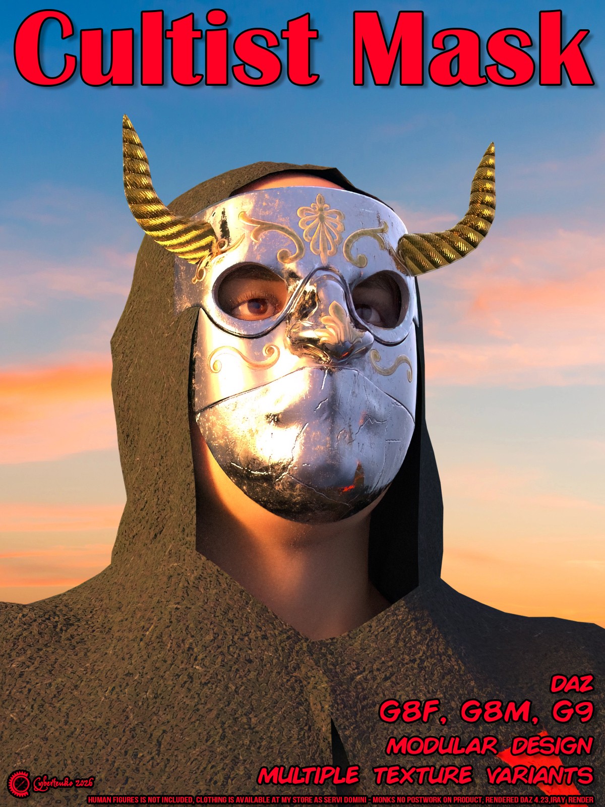 Cultist Mask for Daz by N/A