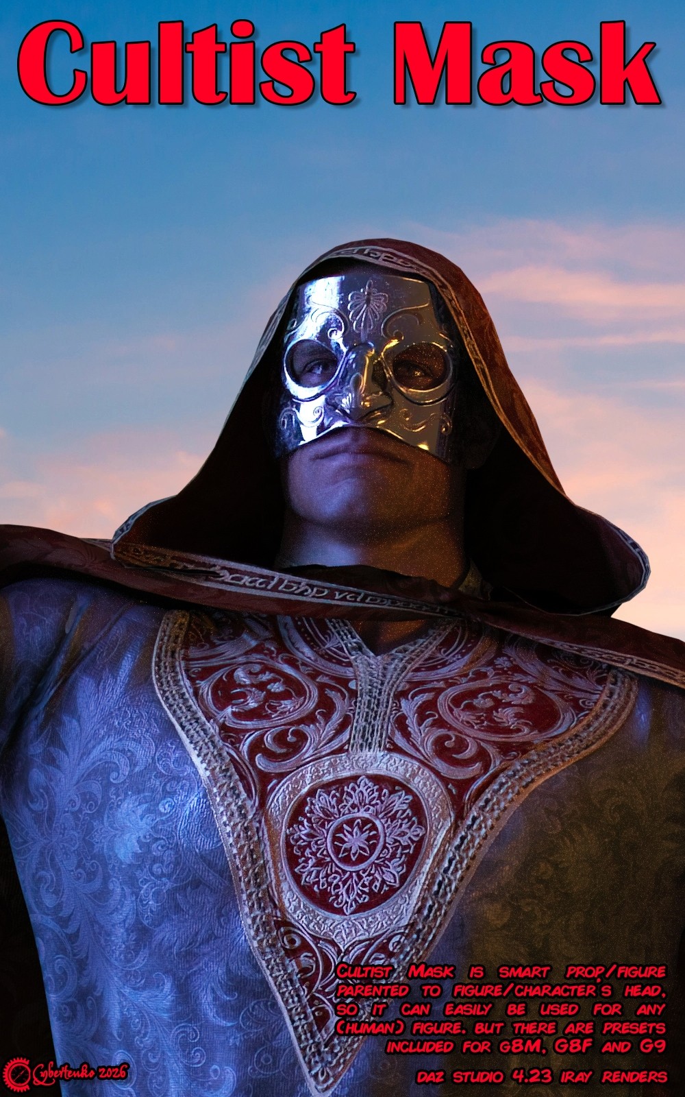 Cultist Mask for Daz by N/A